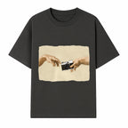 Artistic Print of Hands Reaching for Camera - Modern Interpretation of Creation - Perfect Wall Art for Photographers - T-shirt 1758335004725.jpg