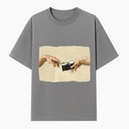 Artistic Print of Hands Reaching for Camera - Modern Interpretation of Creation - Perfect Wall Art for Photographers - T-shirt 1758335004984.jpg