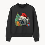 Christmas Camera Art Print with Tree, Gingerbread, and Gifts - Holiday Photography Decor for Home or Office - Sweatshirt 1758335005560.jpg