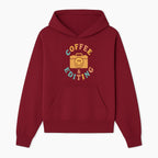 Coffee & Editing Graphic Tee - Fun Photography Lover Shirt, Cute Gift for Creatives, Smiley Camera Design, Casual Wear - Hoodie 1758335006192.jpg