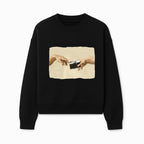 Artistic Print of Hands Reaching for Camera - Modern Interpretation of Creation - Perfect Wall Art for Photographers - Sweatshirt 1758335007670.jpg