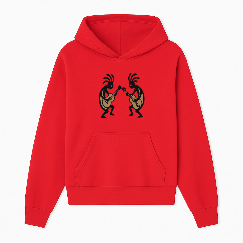 Artistic Guitarists Wall Decor - Modern Minimalist Design for Musicians, Home and Studio Decoration - Hoodie 1758338702799.jpg