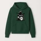 Bear Drummer Graphic T-Shirt | Rock Music Apparel | Pearl Drums Design | Cool Animal Illustration for Musicians & Fans - Hoodie 1758338703422.jpg