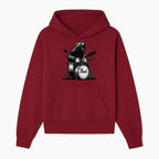 Bear Drummer Graphic T-Shirt | Rock Music Apparel | Pearl Drums Design | Cool Animal Illustration for Musicians & Fans - Hoodie 1758338704060.jpg