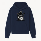 Bear Drummer Graphic T-Shirt | Rock Music Apparel | Pearl Drums Design | Cool Animal Illustration for Musicians & Fans - Hoodie 1758338704216.jpg