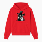Bear Drummer Graphic T-Shirt | Rock Music Apparel | Pearl Drums Design | Cool Animal Illustration for Musicians & Fans - Hoodie 1758338704341.jpg