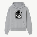 Bear Drummer Graphic T-Shirt | Rock Music Apparel | Pearl Drums Design | Cool Animal Illustration for Musicians & Fans - Hoodie 1758338704504.jpg