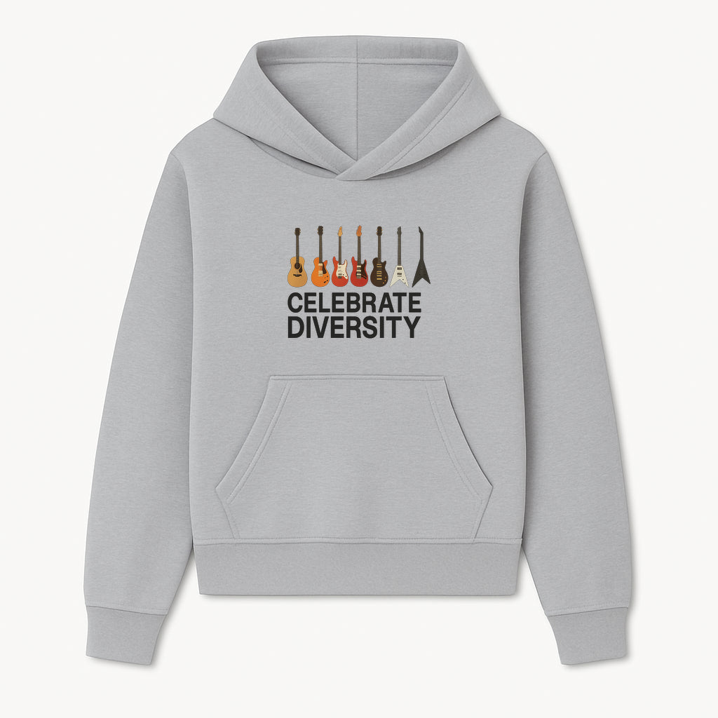 Celebrate Diversity Guitar Wall Art Colorful Acoustic & Electric Guitar Display for Music Lovers - Hoodie 1758338707078.jpg