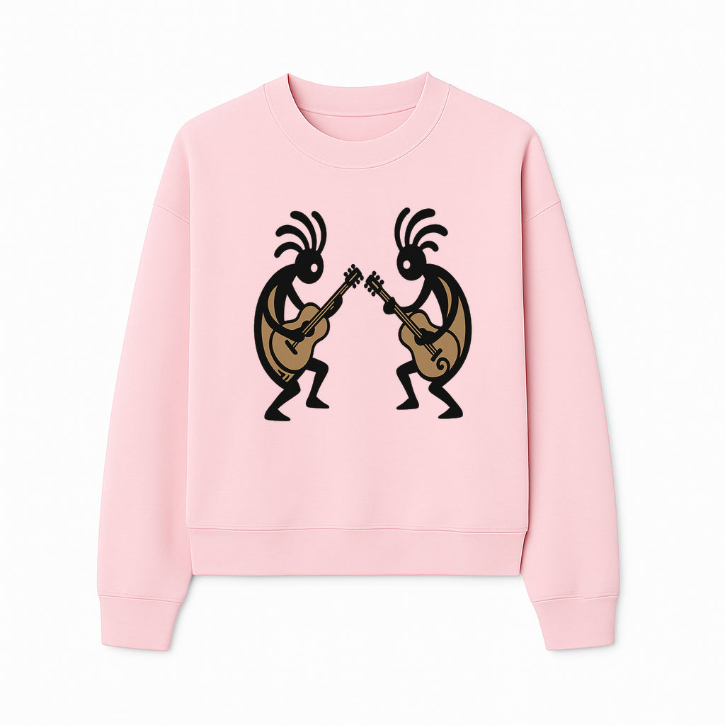 Artistic Guitarists Wall Decor - Modern Minimalist Design for Musicians, Home and Studio Decoration - Sweatshirt 1758338708571.jpg
