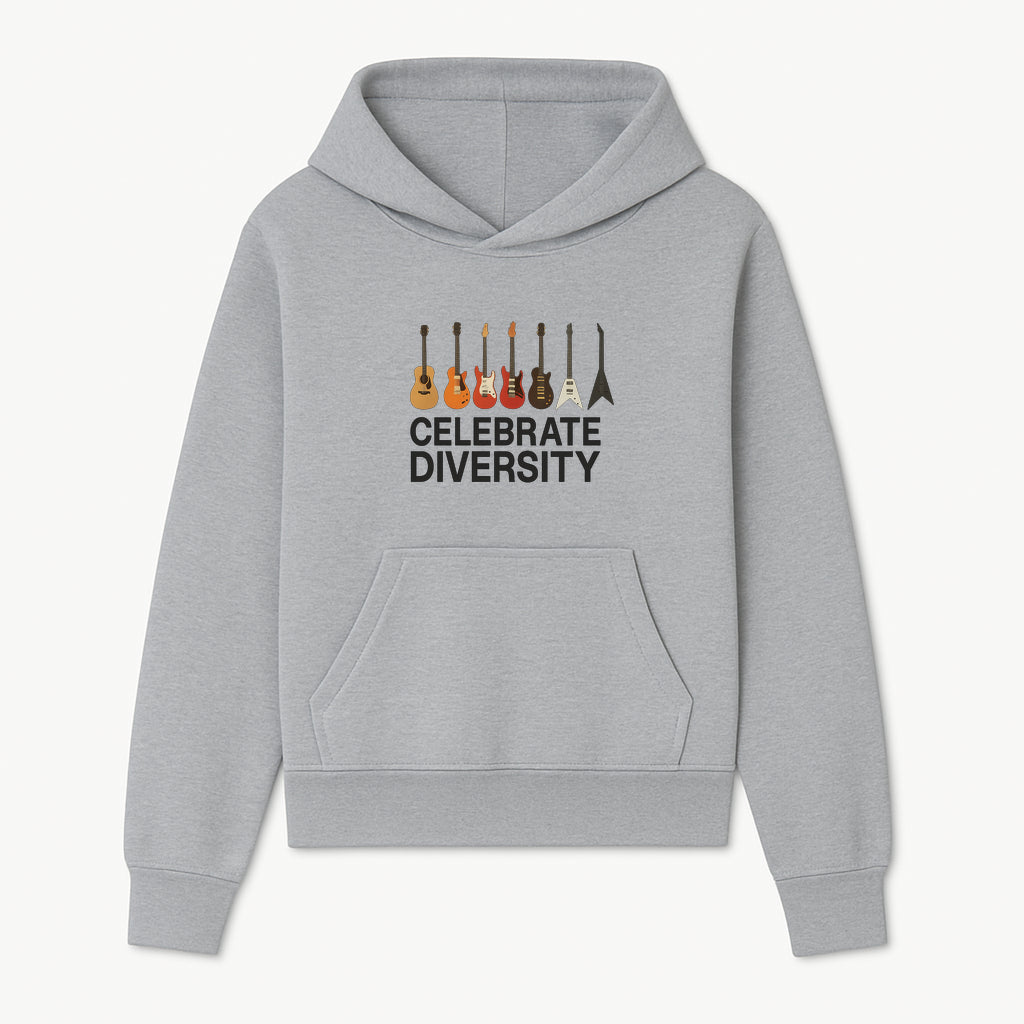 Celebrate Diversity Guitar Wall Art Colorful Acoustic & Electric Guitar Display for Music Lovers - Hoodie 1758338708619.jpg