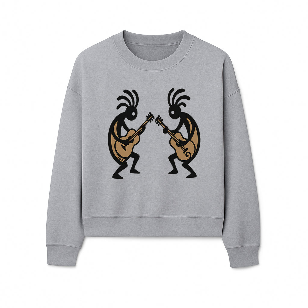 Artistic Guitarists Wall Decor - Modern Minimalist Design for Musicians, Home and Studio Decoration - Sweatshirt 1758338709121.jpg