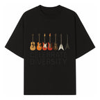 Celebrate Diversity Guitar Wall Art Colorful Acoustic & Electric Guitar Display for Music Lovers - T-shirt 1758338710476.jpg