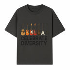 Celebrate Diversity Guitar Wall Art Colorful Acoustic & Electric Guitar Display for Music Lovers - T-shirt 1758338710629.jpg