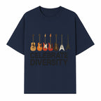 Celebrate Diversity Guitar Wall Art Colorful Acoustic & Electric Guitar Display for Music Lovers - T-shirt 1758338711602.jpg