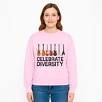 Celebrate Diversity Guitar Wall Art Colorful Acoustic & Electric Guitar Display for Music Lovers - Sweatshirt 1758338716602.jpg