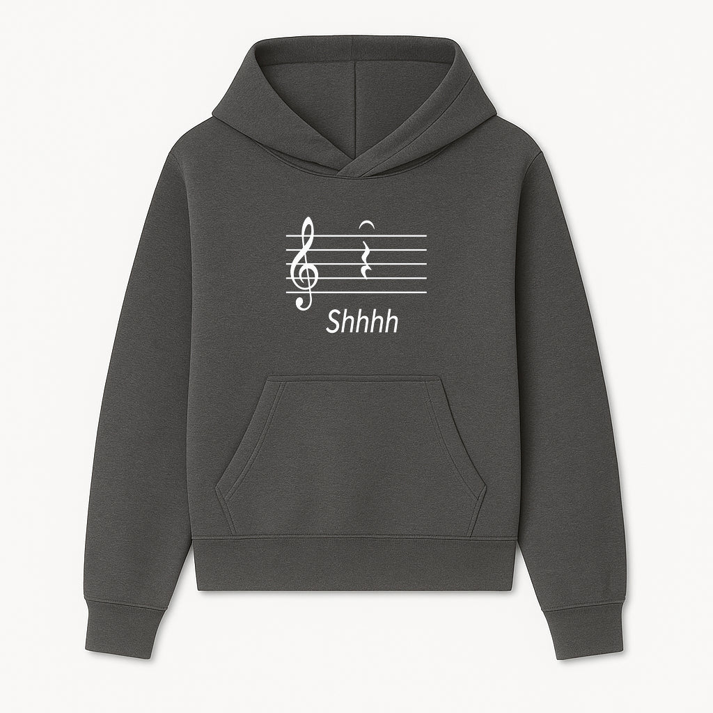 Musical Note Wall Art Shhh Music Theme Decor for Home, Studio, or Office Perfect Gift for Musicians and Music Lovers - Hoodie 1758338721278.jpg