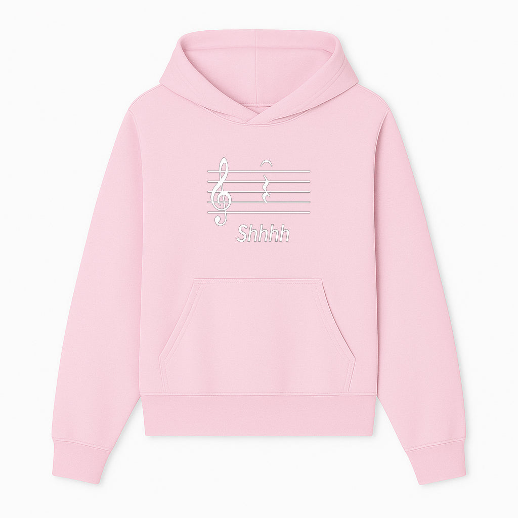 Musical Note Wall Art Shhh Music Theme Decor for Home, Studio, or Office Perfect Gift for Musicians and Music Lovers - Hoodie 1758338721798.jpg