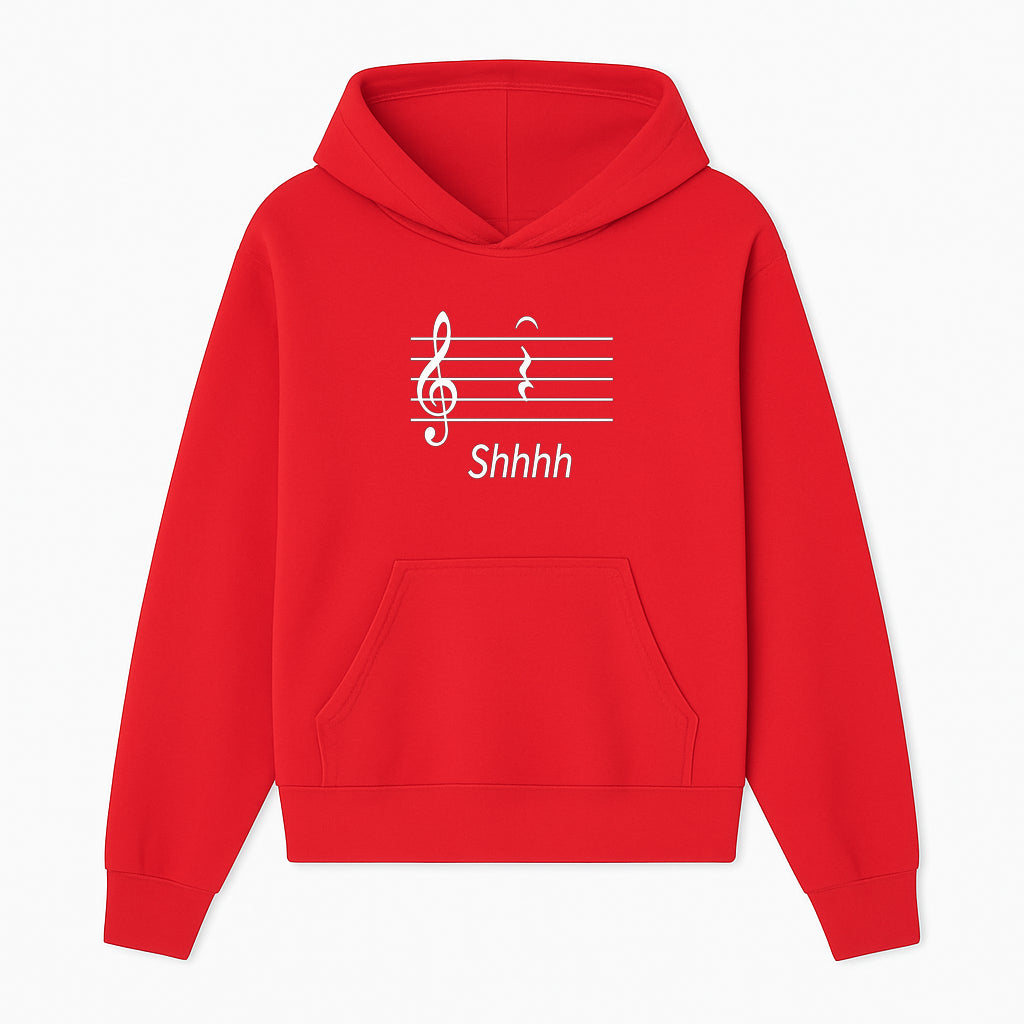 Musical Note Wall Art Shhh Music Theme Decor for Home, Studio, or Office Perfect Gift for Musicians and Music Lovers - Hoodie 1758338722298.jpg