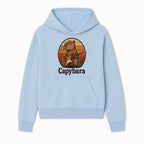 Capybara Playing Guitar Retro Art Print Cute Animal Music Lover Decor for Home or Office - Hoodie 1758338725936.jpg