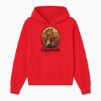 Capybara Playing Guitar Retro Art Print Cute Animal Music Lover Decor for Home or Office - Hoodie 1758338726531.jpg