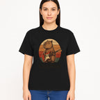 Capybara Playing Guitar Retro Art Print Cute Animal Music Lover Decor for Home or Office - T-shirt 1758338731302.jpg