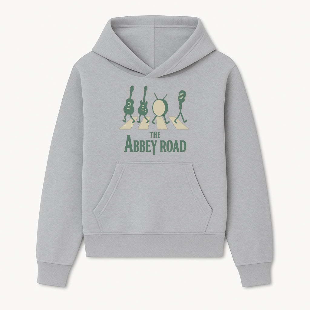 Abbey Road Music Art Print - Iconic Guitar, Drum, & Microphone Design - Perfect for Music Lovers & Retro Decor - Hoodie 1758338732640.jpg