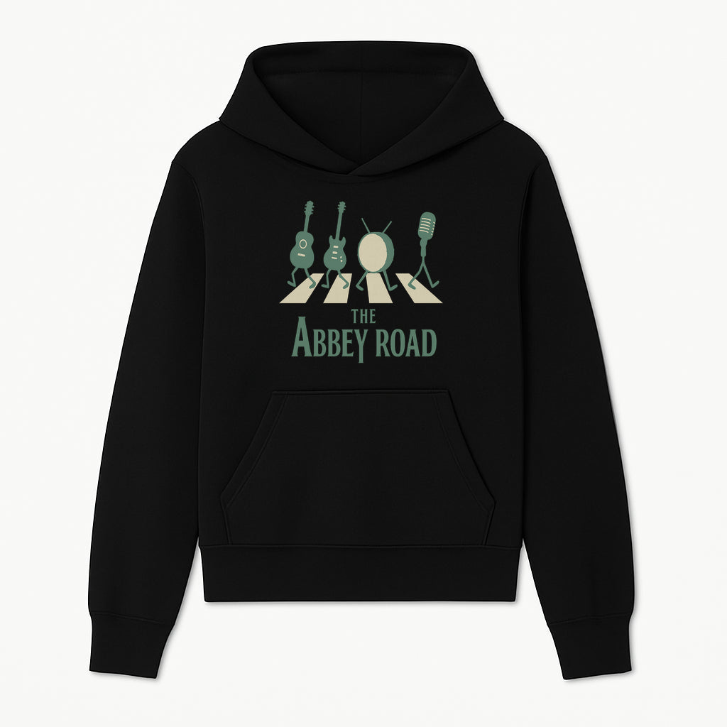 Abbey Road Music Art Print - Iconic Guitar, Drum, & Microphone Design - Perfect for Music Lovers & Retro Decor - Hoodie 1758338732776.jpg