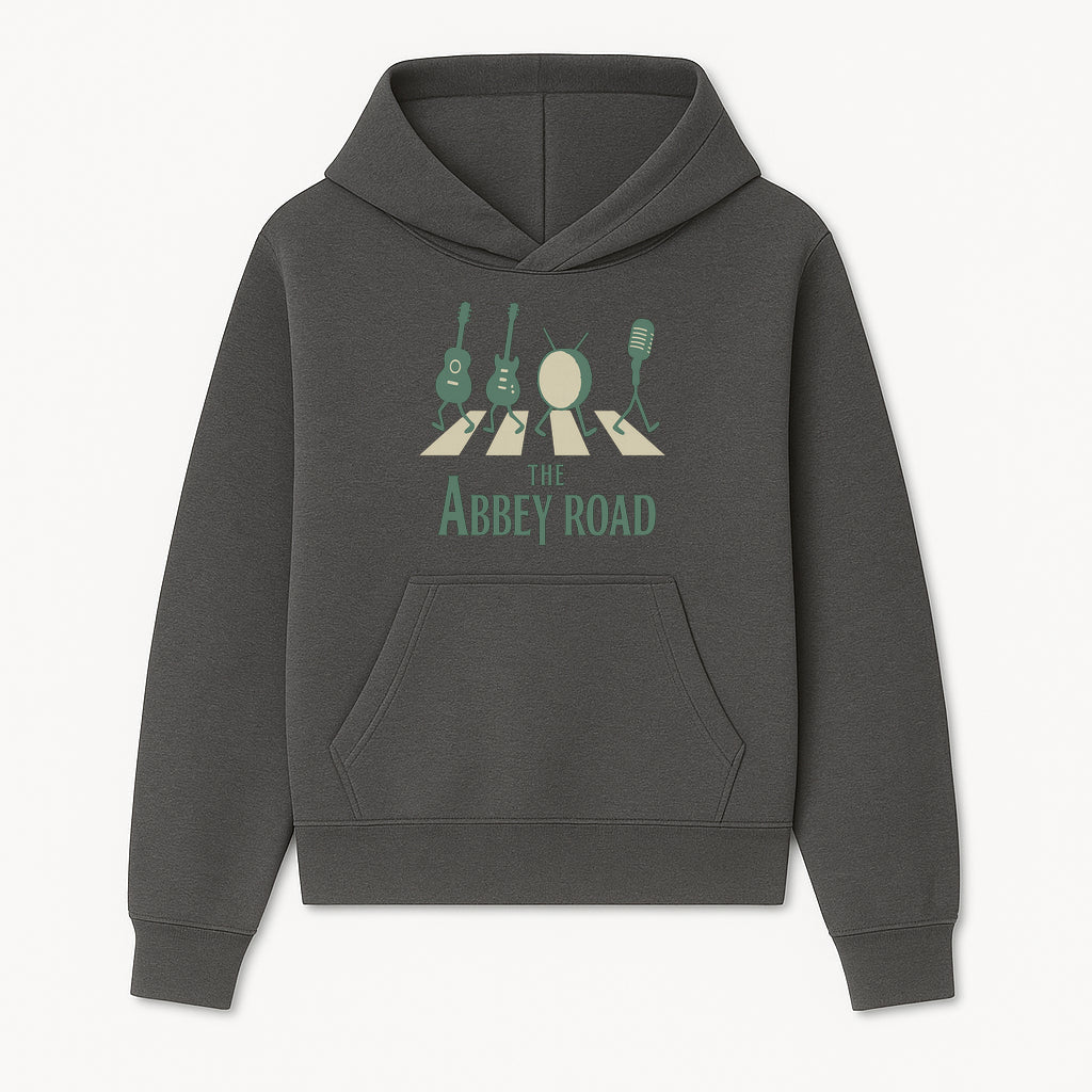 Abbey Road Music Art Print - Iconic Guitar, Drum, & Microphone Design - Perfect for Music Lovers & Retro Decor - Hoodie 1758338732927.jpg
