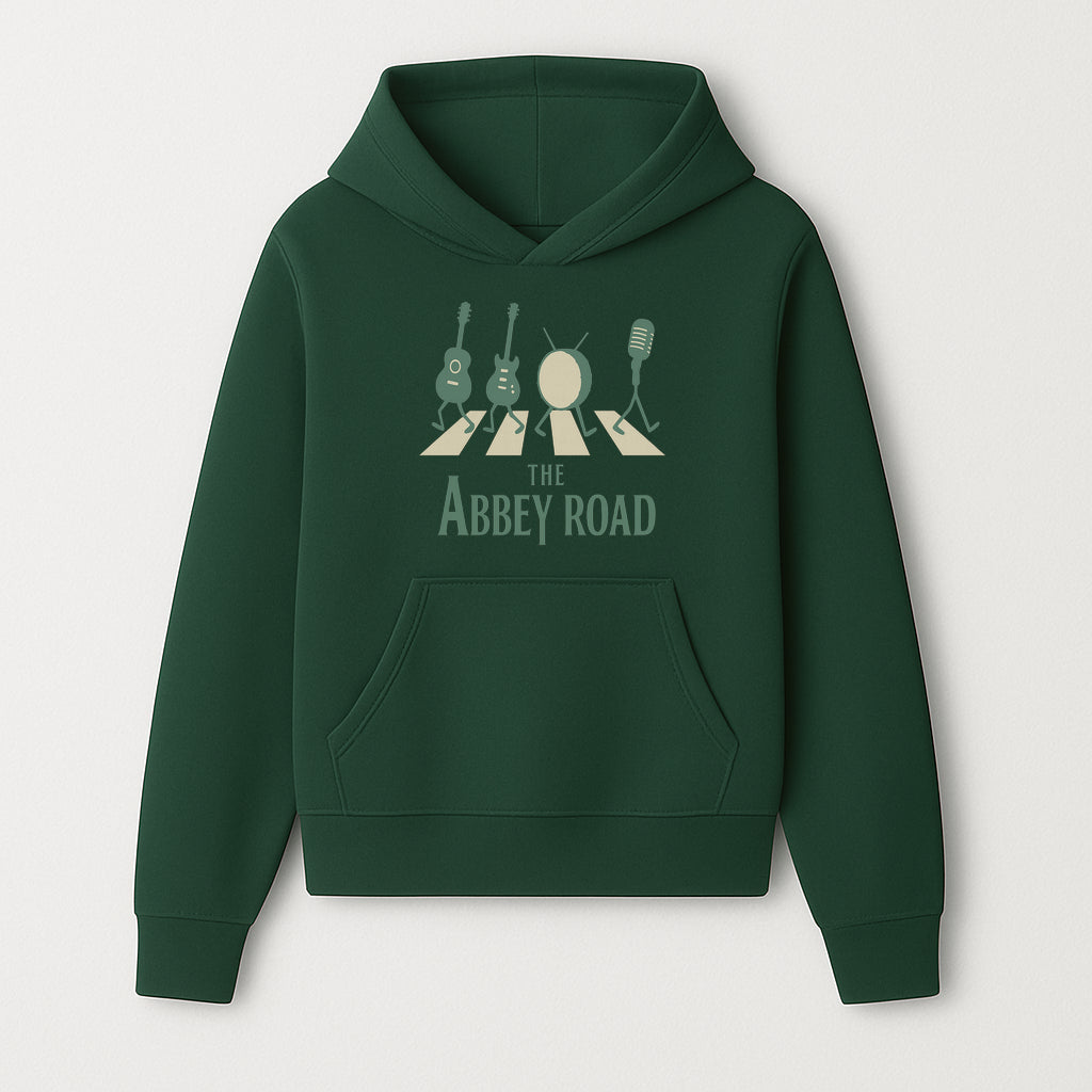 Abbey Road Music Art Print - Iconic Guitar, Drum, & Microphone Design - Perfect for Music Lovers & Retro Decor - Hoodie 1758338733082.jpg