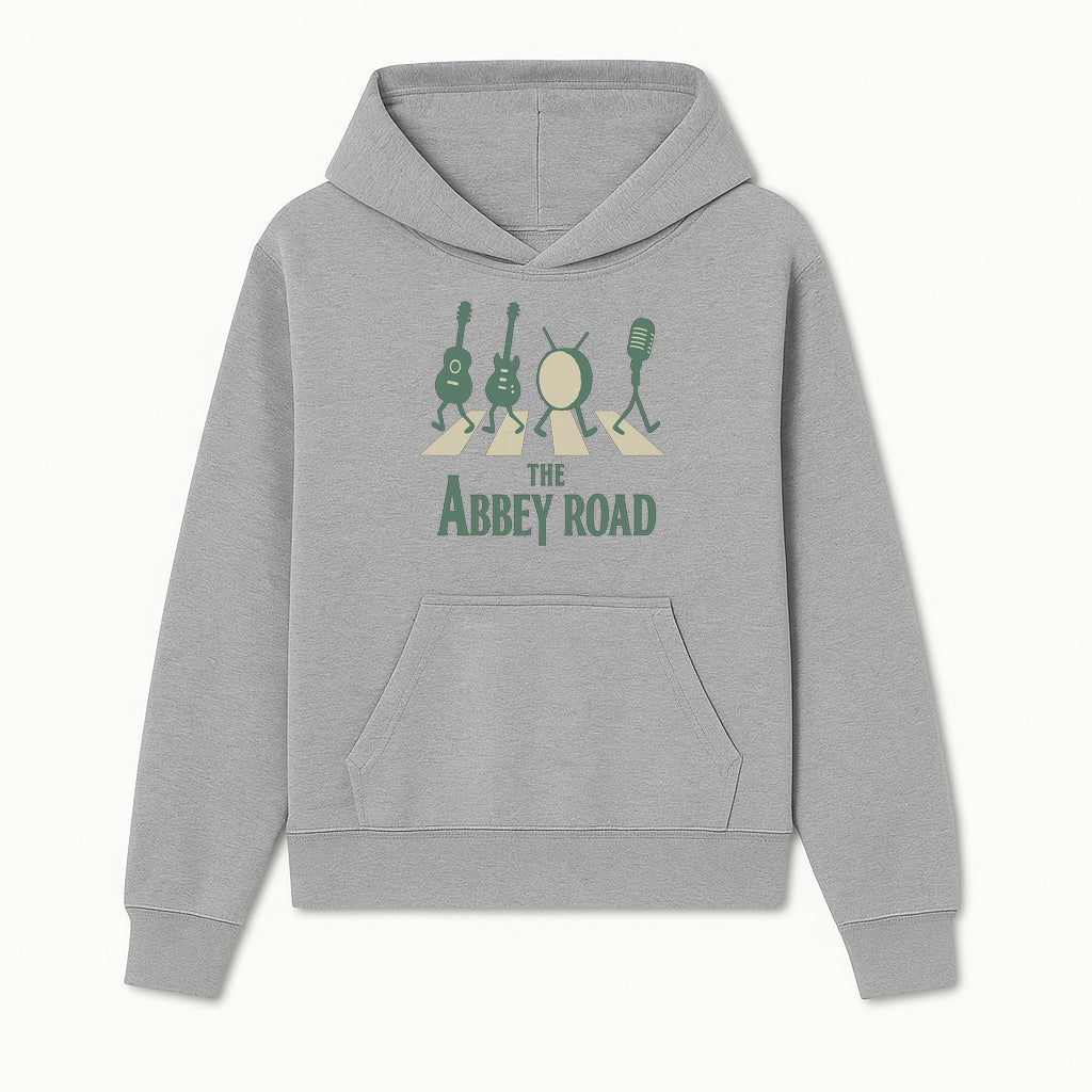 Abbey Road Music Art Print - Iconic Guitar, Drum, & Microphone Design - Perfect for Music Lovers & Retro Decor - Hoodie 1758338733213.jpg