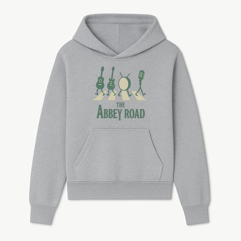Abbey Road Music Art Print - Iconic Guitar, Drum, & Microphone Design - Perfect for Music Lovers & Retro Decor - Hoodie 1758338734156.jpg