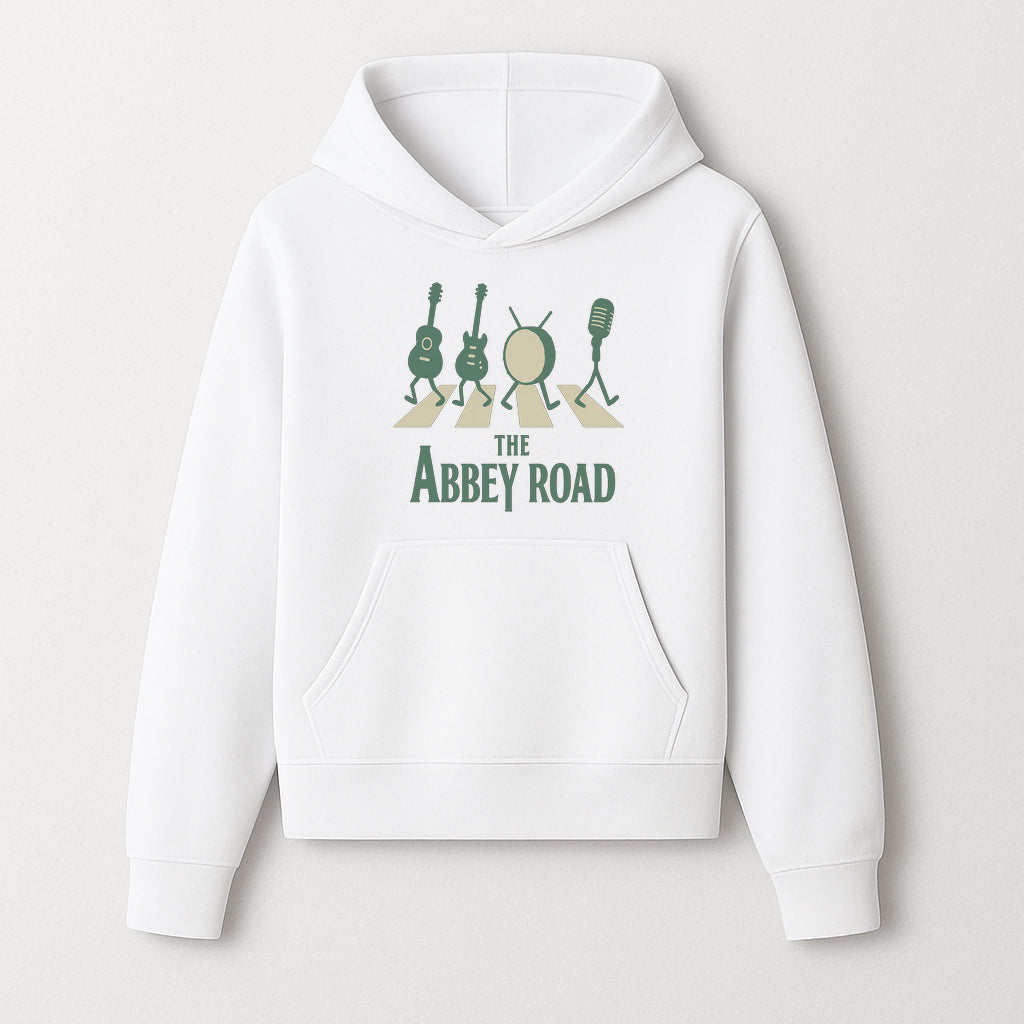 Abbey Road Music Art Print - Iconic Guitar, Drum, & Microphone Design - Perfect for Music Lovers & Retro Decor - Hoodie 1758338734299.jpg