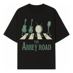 Abbey Road Music Art Print - Iconic Guitar, Drum, & Microphone Design - Perfect for Music Lovers & Retro Decor - T-shirt 1758338735972.jpg