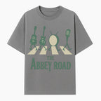 Abbey Road Music Art Print - Iconic Guitar, Drum, & Microphone Design - Perfect for Music Lovers & Retro Decor - T-shirt 1758338736466.jpg