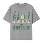 Abbey Road Music Art Print - Iconic Guitar, Drum, & Microphone Design - Perfect for Music Lovers & Retro Decor - T-shirt 1758338737294.jpg