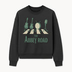 Abbey Road Music Art Print - Iconic Guitar, Drum, & Microphone Design - Perfect for Music Lovers & Retro Decor - Sweatshirt 1758338739245.jpg