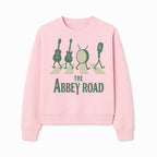 Abbey Road Music Art Print - Iconic Guitar, Drum, & Microphone Design - Perfect for Music Lovers & Retro Decor - Sweatshirt 1758338739865.jpg