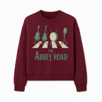 Abbey Road Music Art Print - Iconic Guitar, Drum, & Microphone Design - Perfect for Music Lovers & Retro Decor - Sweatshirt 1758338740027.jpg