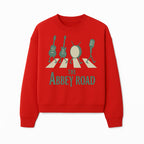 Abbey Road Music Art Print - Iconic Guitar, Drum, & Microphone Design - Perfect for Music Lovers & Retro Decor - Sweatshirt 1758338740322.jpg