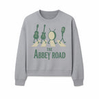 Abbey Road Music Art Print - Iconic Guitar, Drum, & Microphone Design - Perfect for Music Lovers & Retro Decor - Sweatshirt 1758338740455.jpg