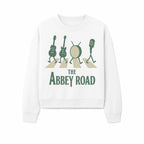 Abbey Road Music Art Print - Iconic Guitar, Drum, & Microphone Design - Perfect for Music Lovers & Retro Decor - Sweatshirt 1758338740611.jpg