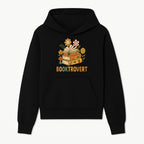 Booktrovert Floral Design with Open Books and Smiley Flowers - Perfect for Book Lovers and Introverts Gifts - Hoodie 1758341625316.jpg