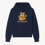 Booktrovert Floral Design with Open Books and Smiley Flowers - Perfect for Book Lovers and Introverts Gifts - Hoodie 1758341626385.jpg