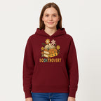 Booktrovert Floral Design with Open Books and Smiley Flowers - Perfect for Book Lovers and Introverts Gifts - Hoodie 1758341628137.jpg