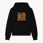 All the Cool Kids Are Reading - Book Lovers Wall Art Print with Coffee and Books Illustration - Hoodie 1758341636744.jpg