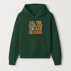 All the Cool Kids Are Reading - Book Lovers Wall Art Print with Coffee and Books Illustration - Hoodie 1758341637031.jpg
