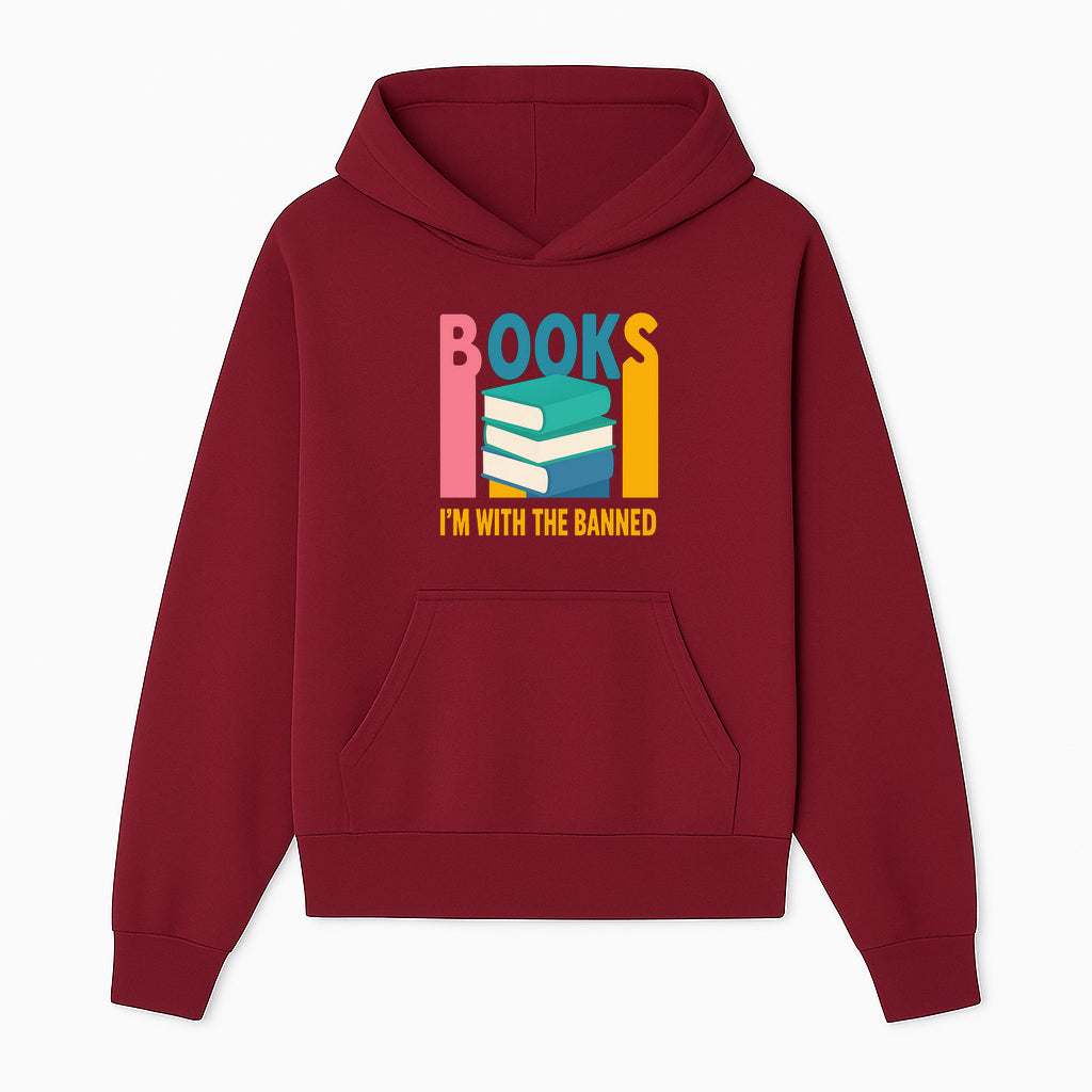 Books I'm With The Banned T-Shirt | Support Free Speech | Literature Advocacy Tee - Hoodie 1758341638652.jpg