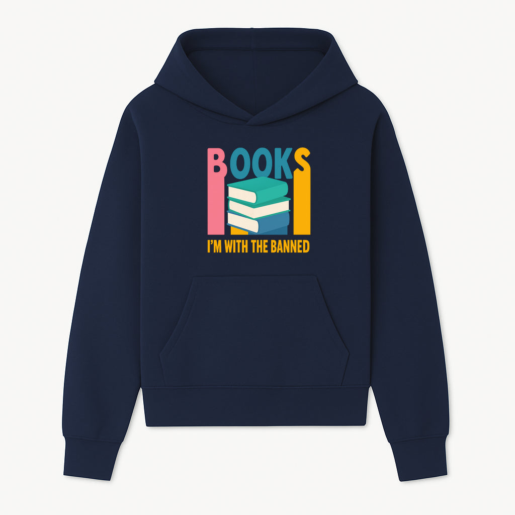 Books I'm With The Banned T-Shirt | Support Free Speech | Literature Advocacy Tee - Hoodie 1758341638825.jpg