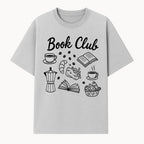 Book Club Art Print with Coffee, Croissant, and Reading Themes - Perfect for Coffee Lovers and Book Enthusiasts - T-shirt 1758341640469.jpg