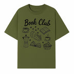 Book Club Art Print with Coffee, Croissant, and Reading Themes - Perfect for Coffee Lovers and Book Enthusiasts - T-shirt 1758341640922.jpg